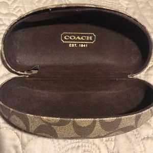 Coach Logo sunglasses case- larger size